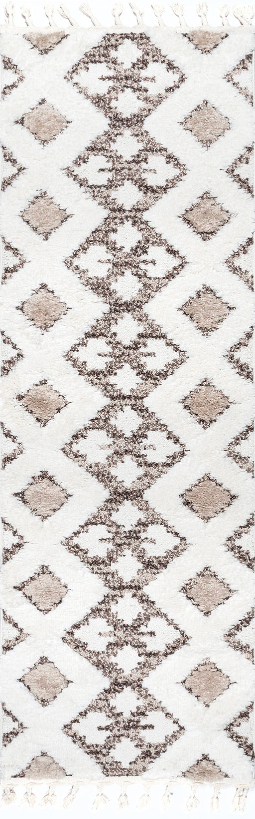 Lucia Aztec Trellis Area Rug 160 x 230 cm Beige