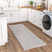 Luna Machine Washable Shag Area Rug Light Grey 120x180 cm