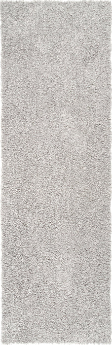 Luna Machine Washable Shag Area Rug Light Grey 120x180 cm