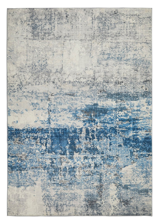 Lux Washable LUX07 IVBLU Rug