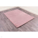 Luxe Faux Fur Rug Plain Blush Rug