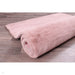 Luxe Faux Fur Rug Plain Blush Rug