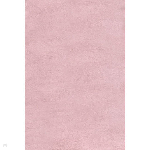 Luxe Faux Fur Rug Plain Blush Rug