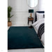 Luxe Faux Fur matto Plain Forest Green Rug