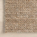 Luxurious Knit Wool Area Rug in Tan Color