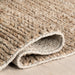 Luxurious Knit Wool Area Rug in Tan Color