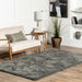 Luxury Dark Grey Shag Area Rug 100% Polyester 150x230 cm