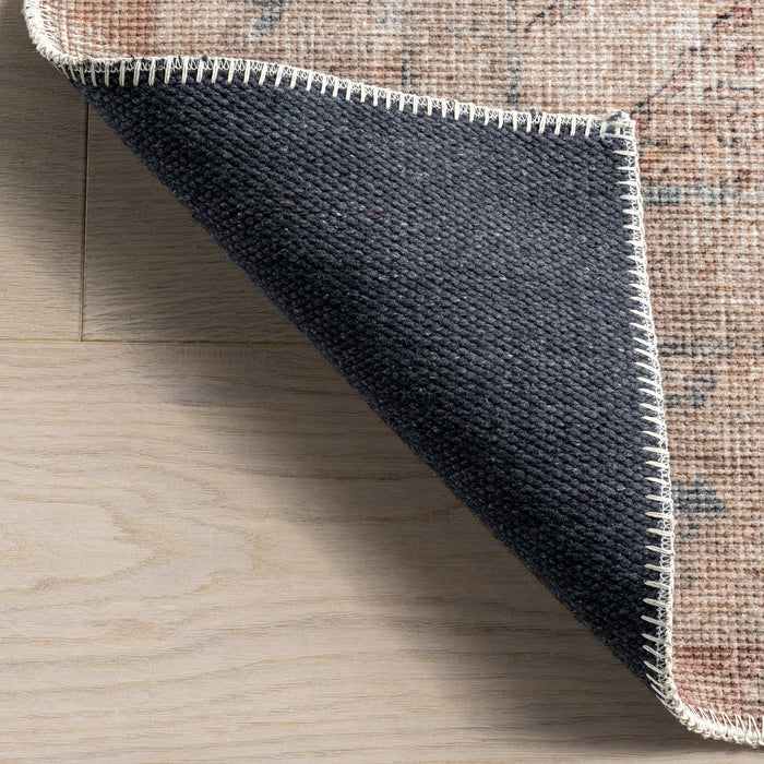 Luz Medallion Machine Washable Area Rug 140x200 cm Taupe