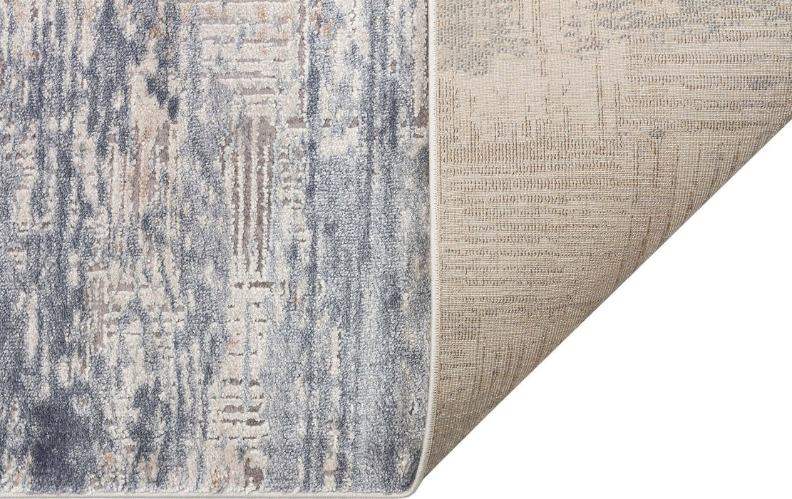 Luzon LUZ805 Blue Ivory Runner Rug