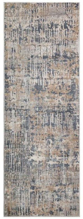 Luzon LUZ806 Blue Taupe Runner Rug