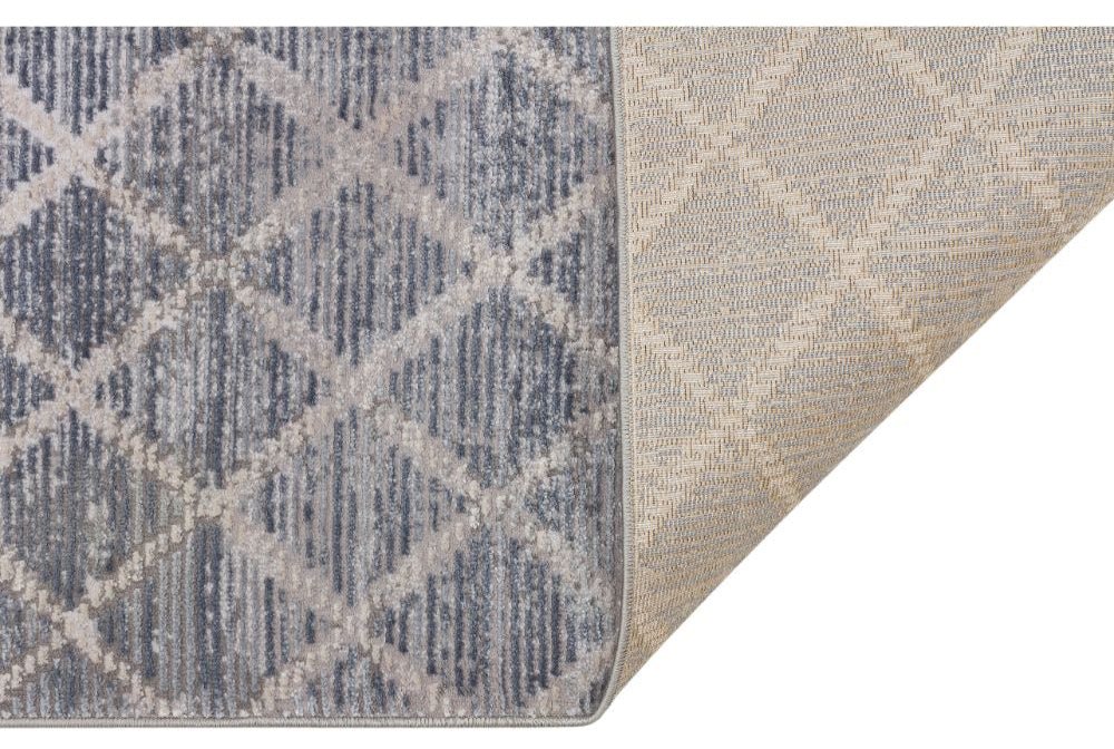 Luzon LUZ808 Blue Grey Runner Rug