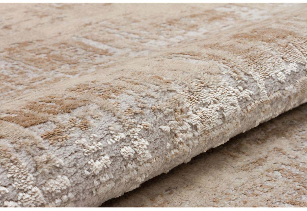 Luzon LUZ809 Ivory Taupe Grey Runner Rug