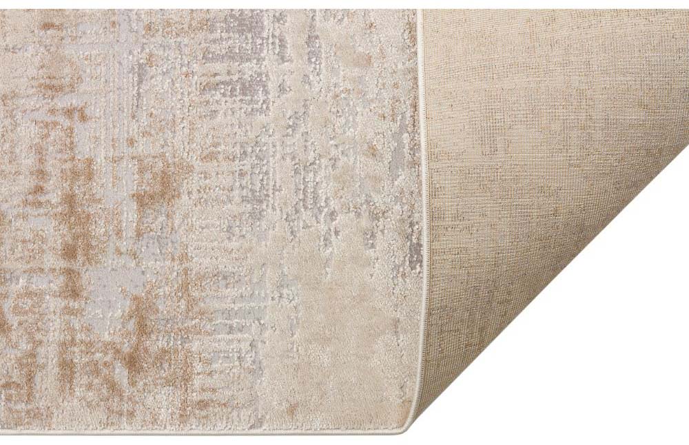 Luzon LUZ809 Ivory Taupe Grey Runner Rug