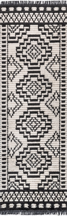 Lydia Diamond Tasseled Area Rug 120x180 cm Beige