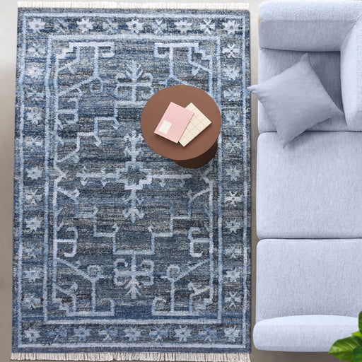 MCCLARY Tappeto Kelim Blu Denim 160x230 cm