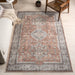 Mabel Washable Medallion Area Rug 150x240 cm Rust
