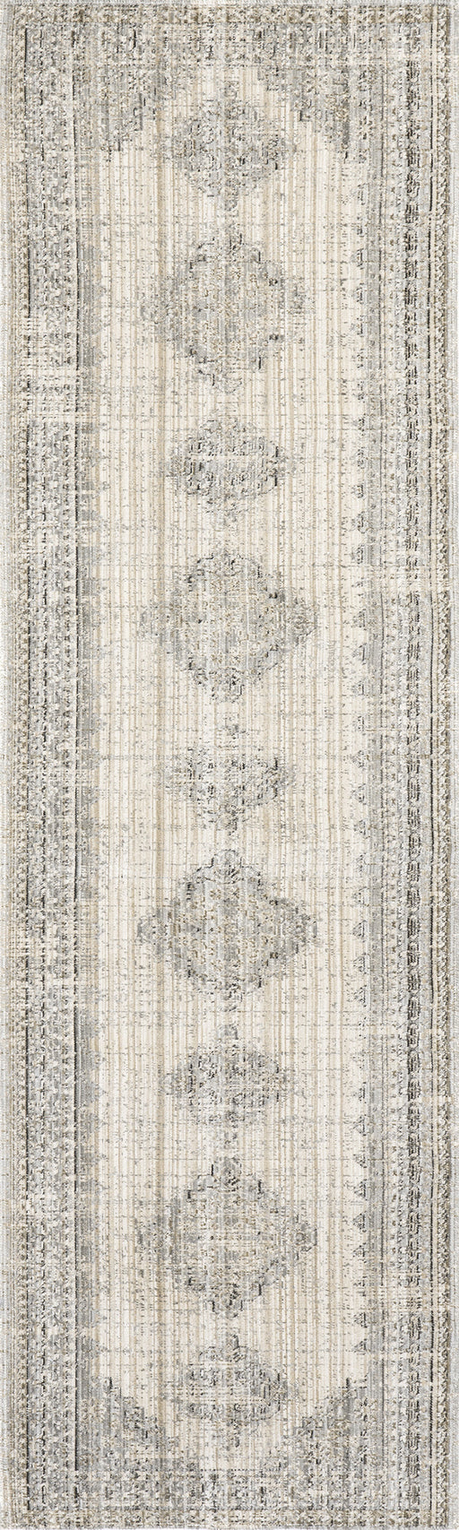 Machine Washable Beige Indoor Outdoor Rug 76x152 cm