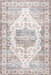 Machine Washable Beige Medallion Area Rug 140x200 cm