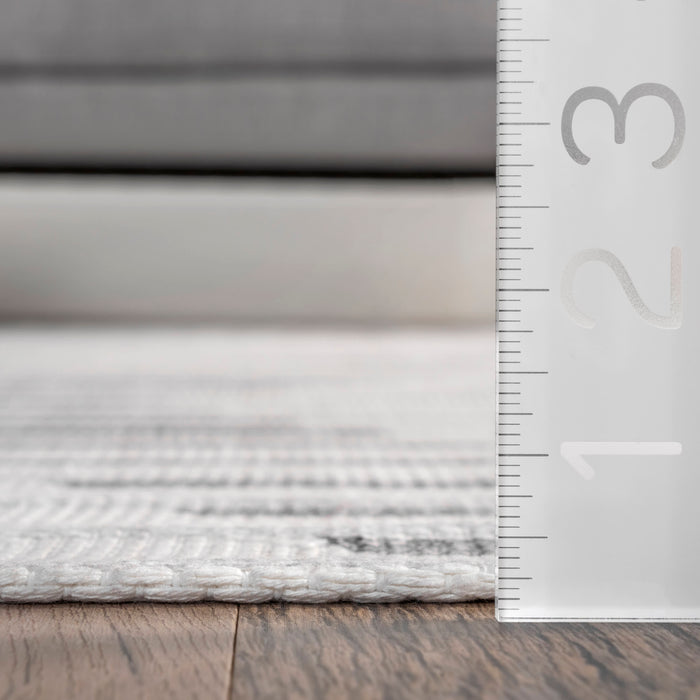 Machine Washable Beige Modern Area Rug 160x230 cm