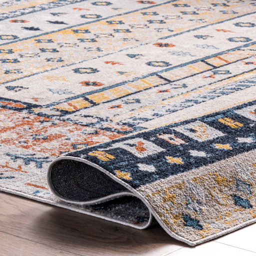 Machine Washable Beige Rug for Busy Households