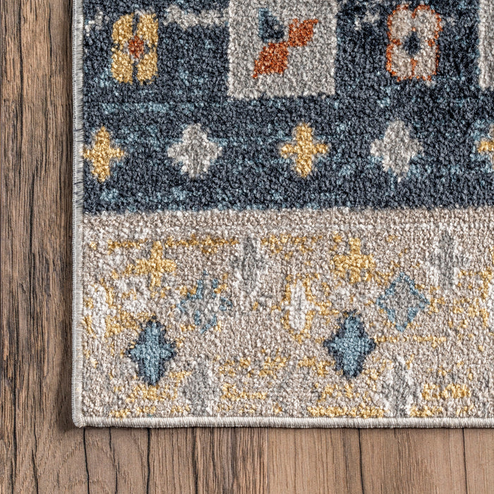 Machine Washable Beige Rug for Busy Households
