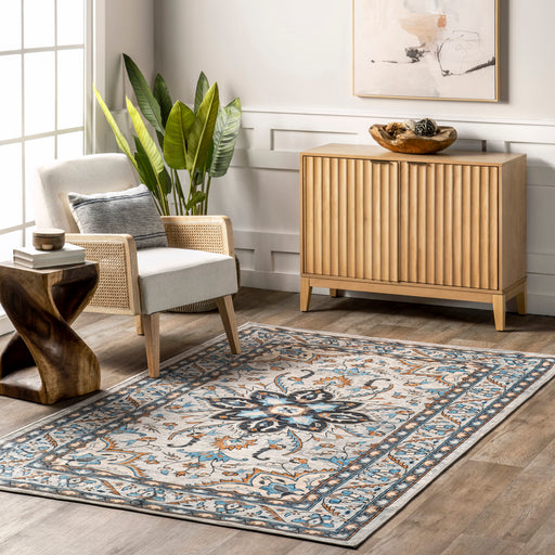 Machine Washable Blue Venus Area Rug 150x230 cm