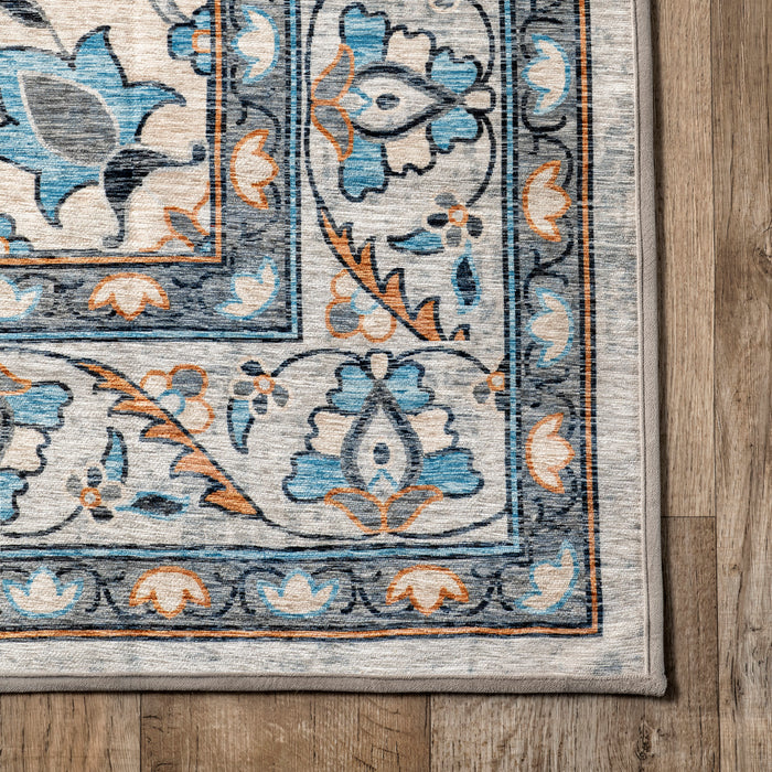 Machine Washable Blue Venus Area Rug 150x230 cm