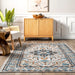 Machine Washable Blue Venus Area Rug 150x230 cm