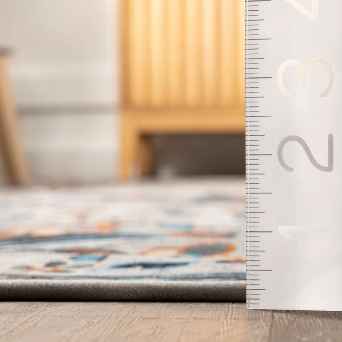 Machine Washable Blue Venus Area Rug 150x230 cm