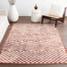 Machine Washable Brick Tiled Area Rug for Home Decor