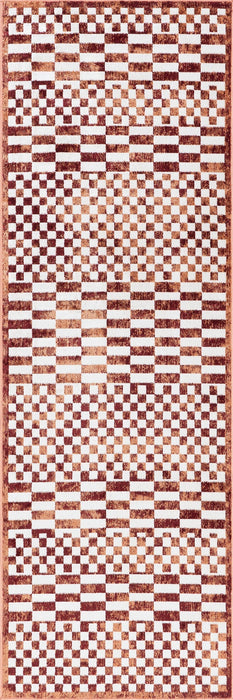 Machine Washable Brick Tiled Area Rug for Home Decor