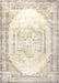 Machine Washable Cream Burr Medallion Area Rug 120x180 cm