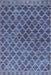 Machine Washable Dark Blue Indoor Outdoor Rug