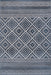 Machine Washable Diamond Area Rug Dark Blue 152x244 cm