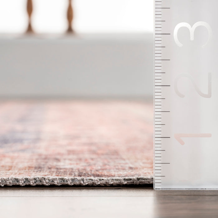 Machine Washable Distressed Grey Area Rug 150x240 cm