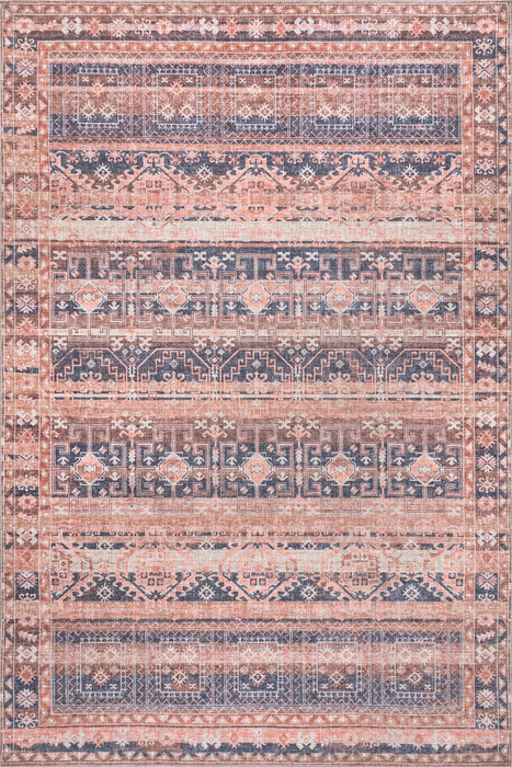 Machine Washable Distressed Grey Area Rug 150x240 cm