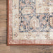 Machine Washable Distressed Peach Area Rug 140x200 cm