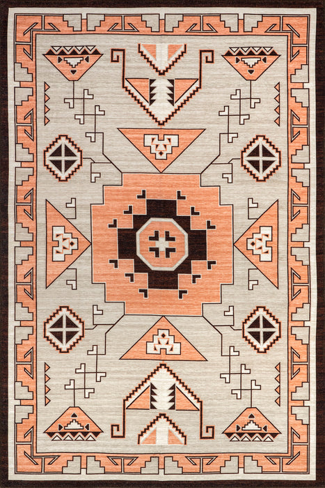 Machine Washable Grey Area Rug For Busy Households