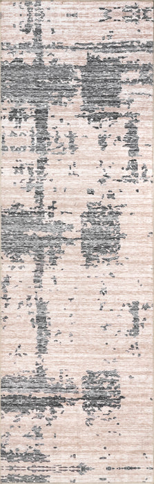 Machine Washable Grey Area Rug for Family Homes