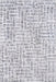 Machine Washable Grey Crosshatch Area Rug 150x240 cm