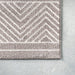 Machine Washable Grey Diamond Area Rug 150 x 90 cm