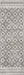 Machine Washable Grey Diamond Area Rug 150 x 90 cm