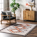 Machine Washable Grey Mountain Rug 120x180 cm