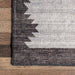 Machine Washable Grey Mountain Rug 120x180 cm