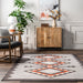 Machine Washable Grey Mountain Rug 120x180 cm