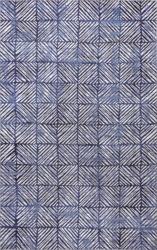 Machine Washable Indoor Outdoor Rug 170x240 cm Blue
