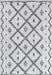 Machine Washable Ivory Trellis Area Rug for Home Decor