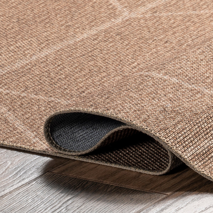 Machine Washable Jute Look Rug 120x180 cm Natural