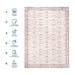 Machine Washable Light Beige Area Rug 150x240 cm