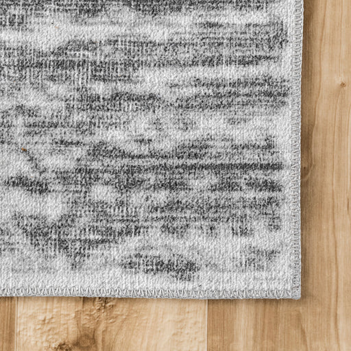 Machine Washable Light Grey Casual Area Rug 120x180 cm